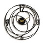 Wallity Big Bang Metal Wall Clock - APS027 Negro